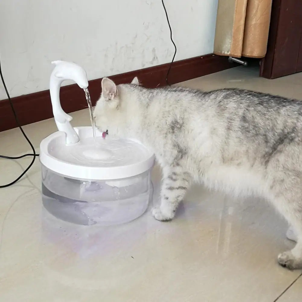 2L Automatic Cat Water Fountain LED Electric Mute Water Feeder USB Dog Pet Drinker Bowl Pet Drinking Dispenser For Pet Cat & Dog Mike's mixed store