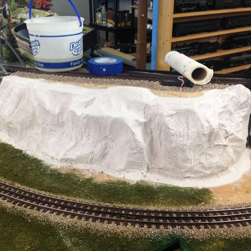 Multi-size Plaster Cloth,scale Model Building Materials Landscape Model Train Railway Layout Scenery Diy Miniature Dioramas