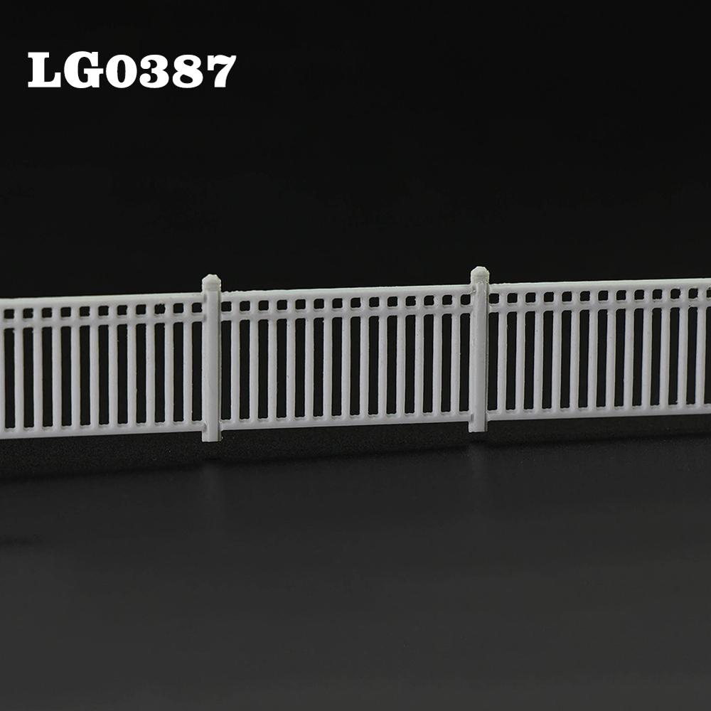 1 Meter HO Scale 1:87 White Building Fence Wall Model Trains Diorama Accessory