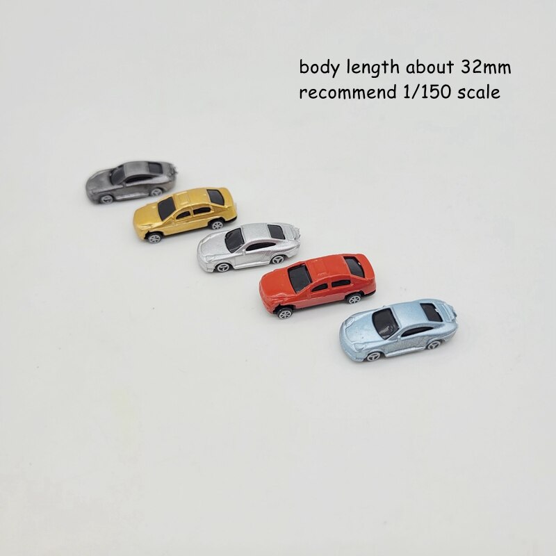 5Pcs Model Car Miniature Architecture Vehicle Railway Train Layout Landscape HO/TT/N scale Toy GIfts 1:75 1:87 1:100 1:150 1:200