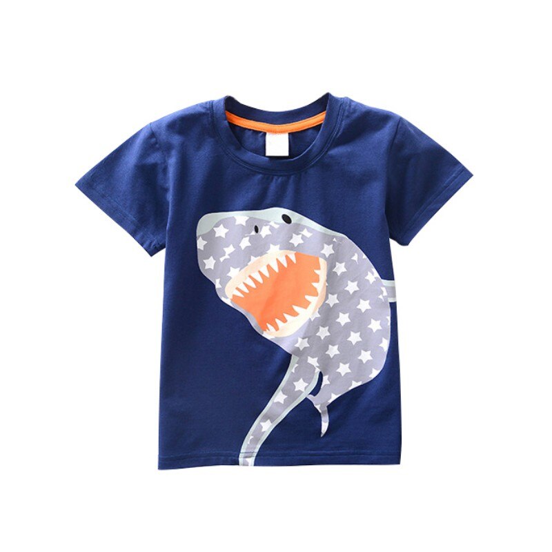 Summer Cotton Boys T-Shirt Kids Shirts Baby Boys Casual Short Sleeve Car Print T-shirt For Boy Children Toddlder Tee Shirts Tops