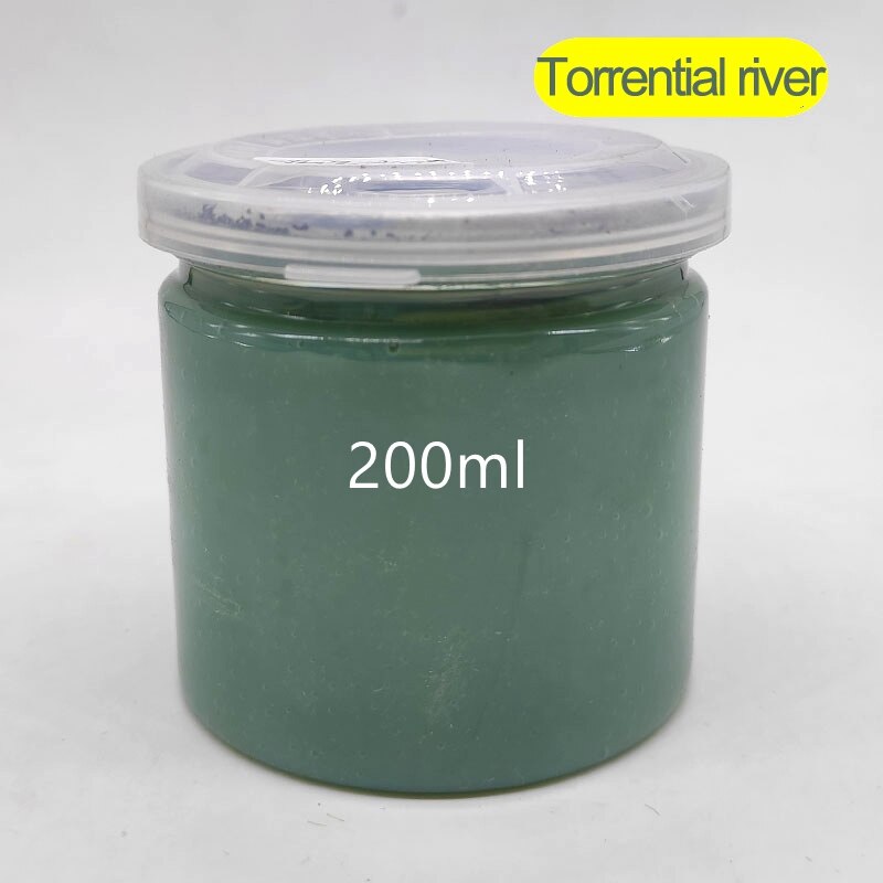 50ml/200ml Waterscape Cream for Diy Making Model Lake Ocean Pond River Waterfall Flow Military Sand Table Scene Material 12color