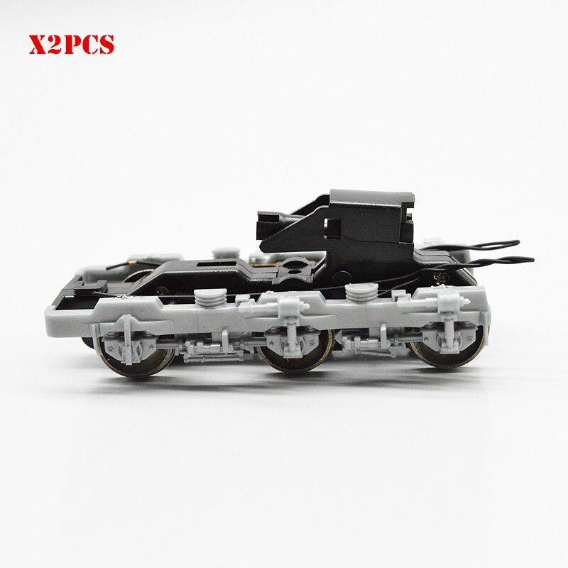 Ho Scale 1:87 Chassis Bogie Model DC 9V Universal Train Undercarriage Kit DIY Modeling Railway Train Accessories Without Motor