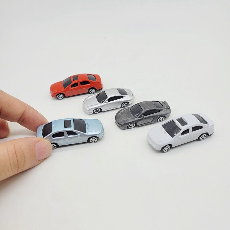 5Pcs Model Car Miniature Architecture Vehicle Railway Train Layout Landscape HO/TT/N scale Toy GIfts 1:75 1:87 1:100 1:150 1:200