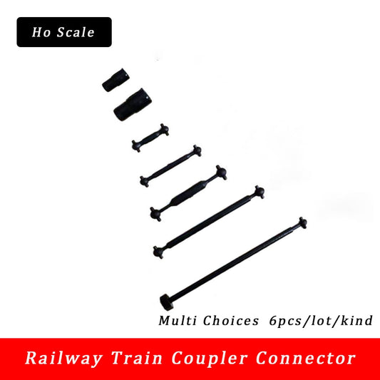 6pcs 1:87 Ho Scale Coupler Connector Railway Train Accessories Motor Drive Rod Train Model Connecting Rod