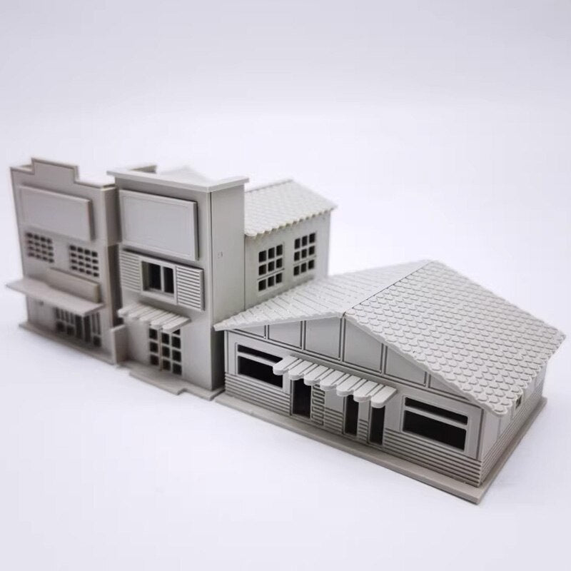 64 87 150 N Scale Japanese Architectural Model Sand Table Plastic Assembly Model for The Nagoya Hut Scene  Resin Toys