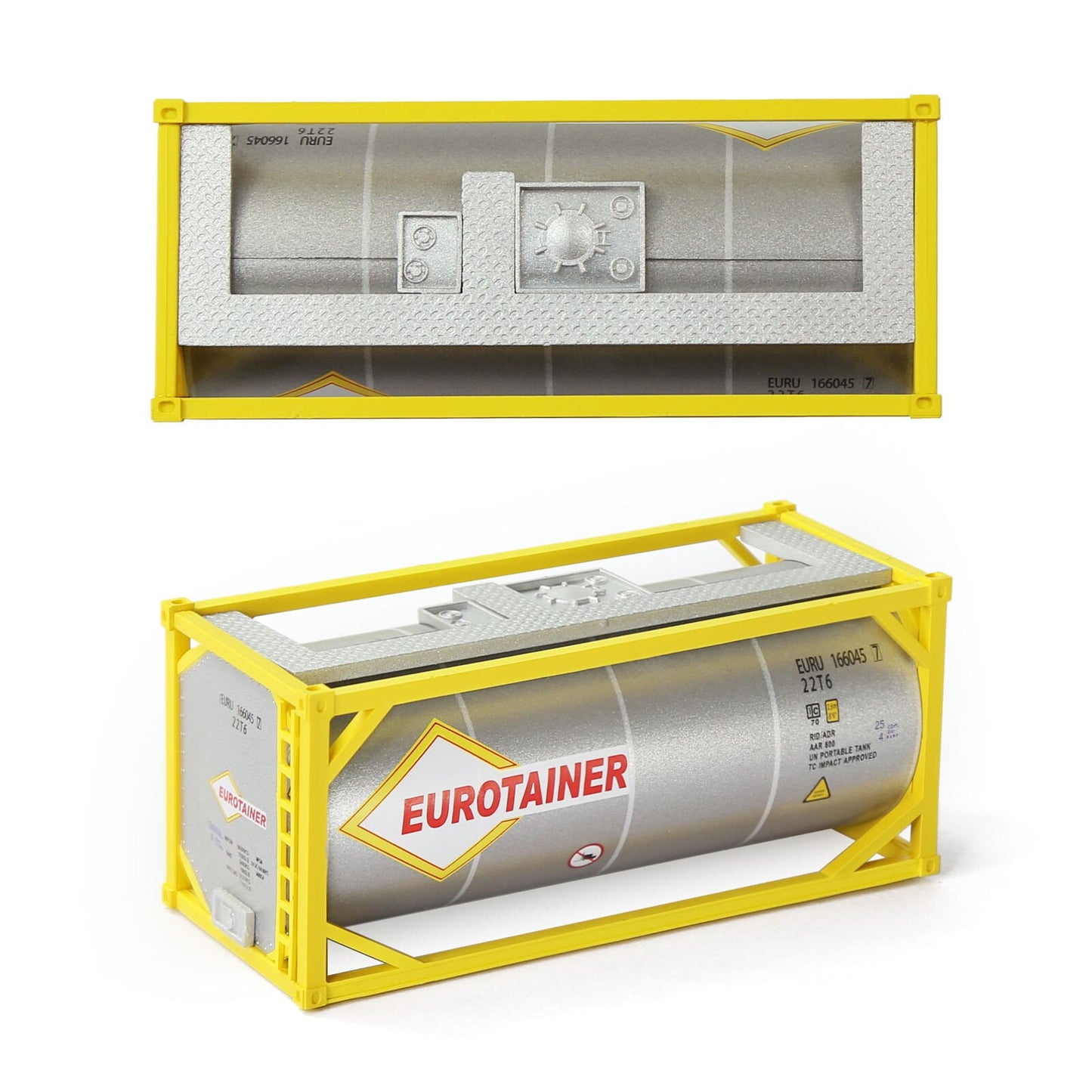 Evemodel Container C8723 1 Unit HO Scale 1:87 20' Tank 20ft Tanktainer Shipping Intermodal Container