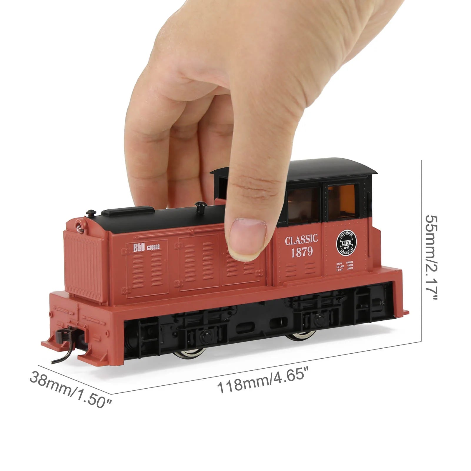 Evemodel HO Scale 1:87 Model Railway Locomotives for Model Trains HCT8701R Mike's mixed store