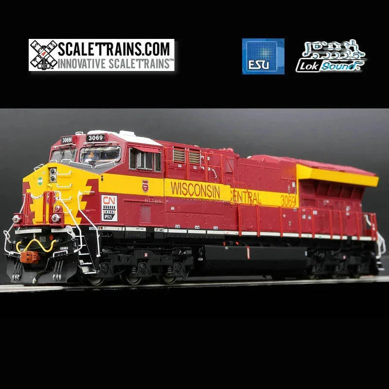 Internal Combustion Engine 1/87 Train Model SCALETRAINS ESU Digital Sound HO Type ES44AC FXE 33081 Train Model Toy