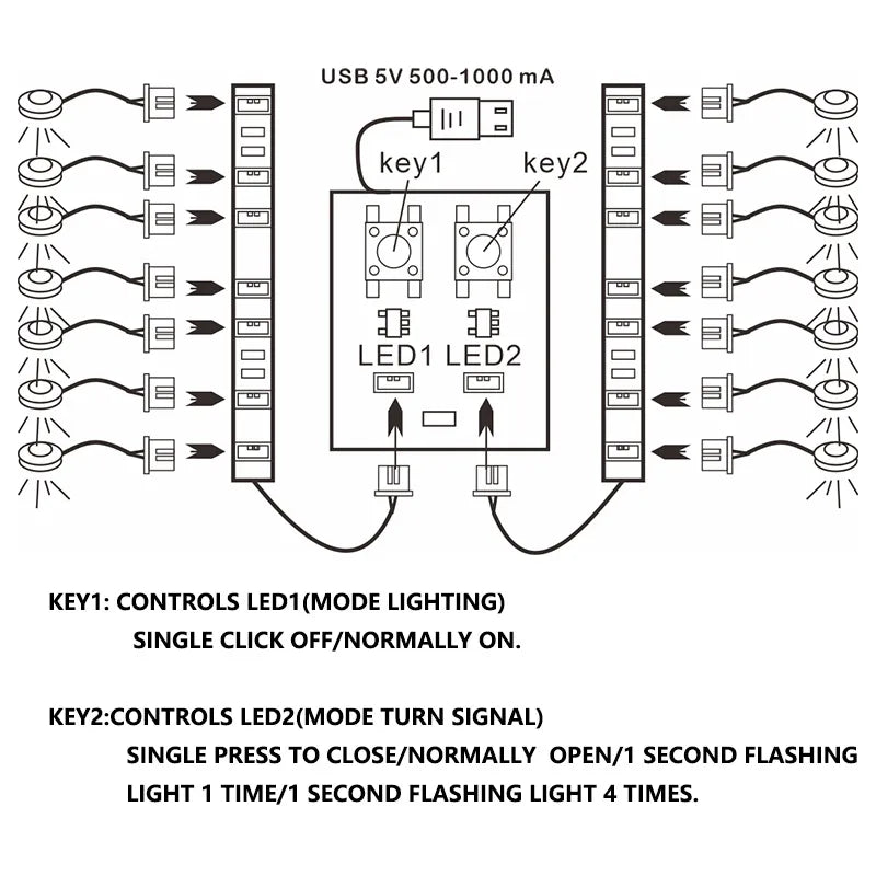 12pcs 1X1 1X4 LED 0.8mm 2pin Building Blocks Car Lamp Simulation Lighting Multiple Colors Combination 10220/05007/79211/10467