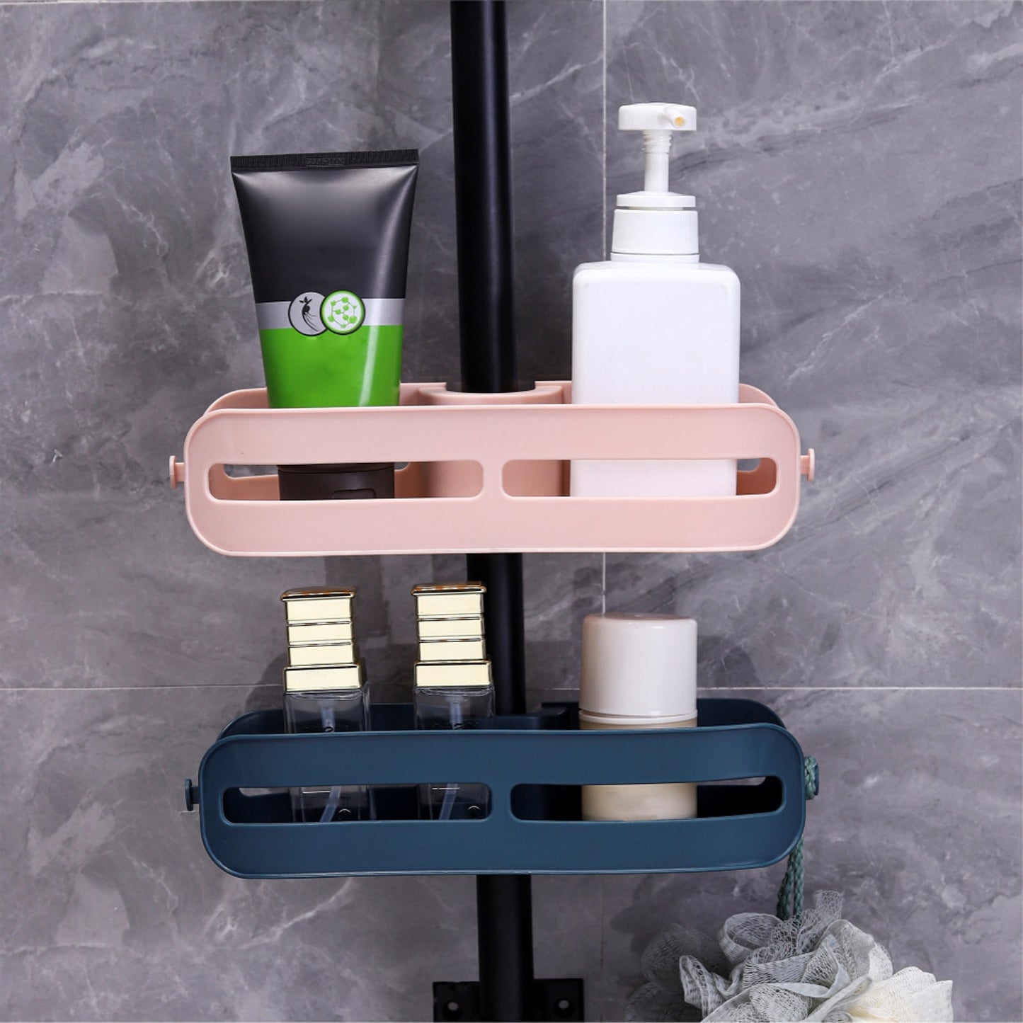 Multipurpose Sink Storage Rack Hanger Adjustable Sink Holder Drain Basket for Kitchen Bathroom Accessories