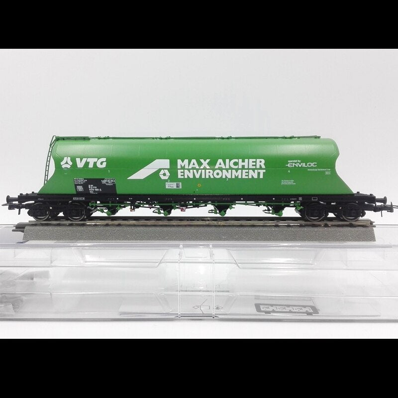 ROCO Train Model 76704 HO Green Silo Carriage Cargo Transport Vehicle VTG