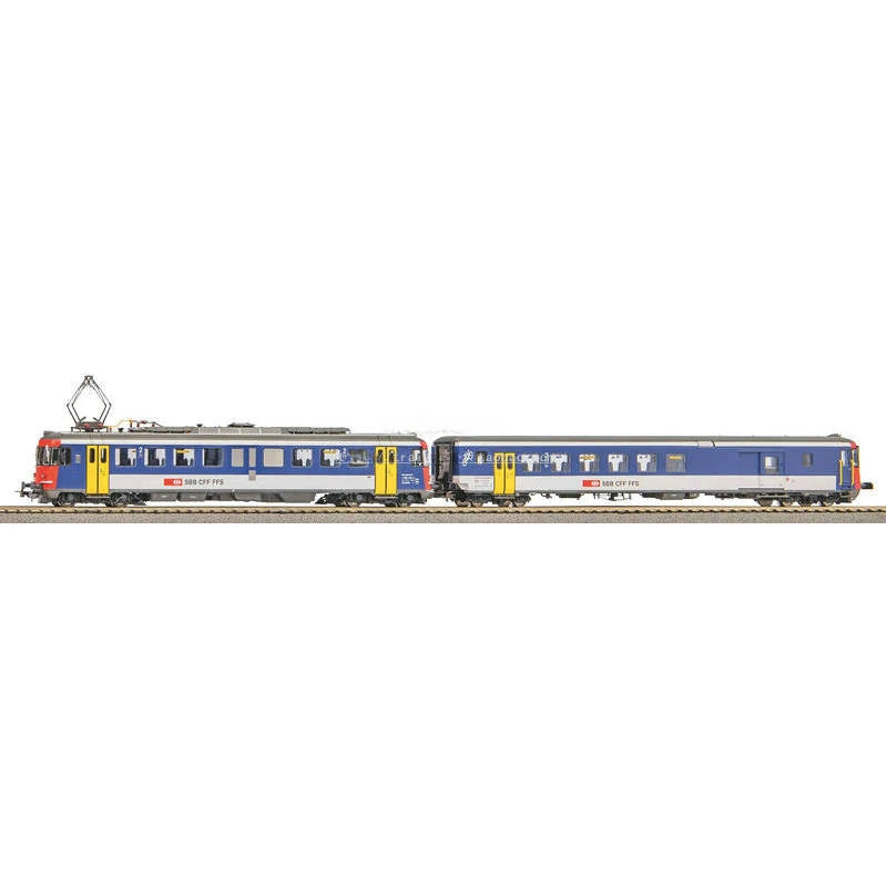 HO 1/87 Train Model PIKO 96855 Swiss SBB RBE4/4 Modern Intercity Train Digital Sound Effect Train Toy