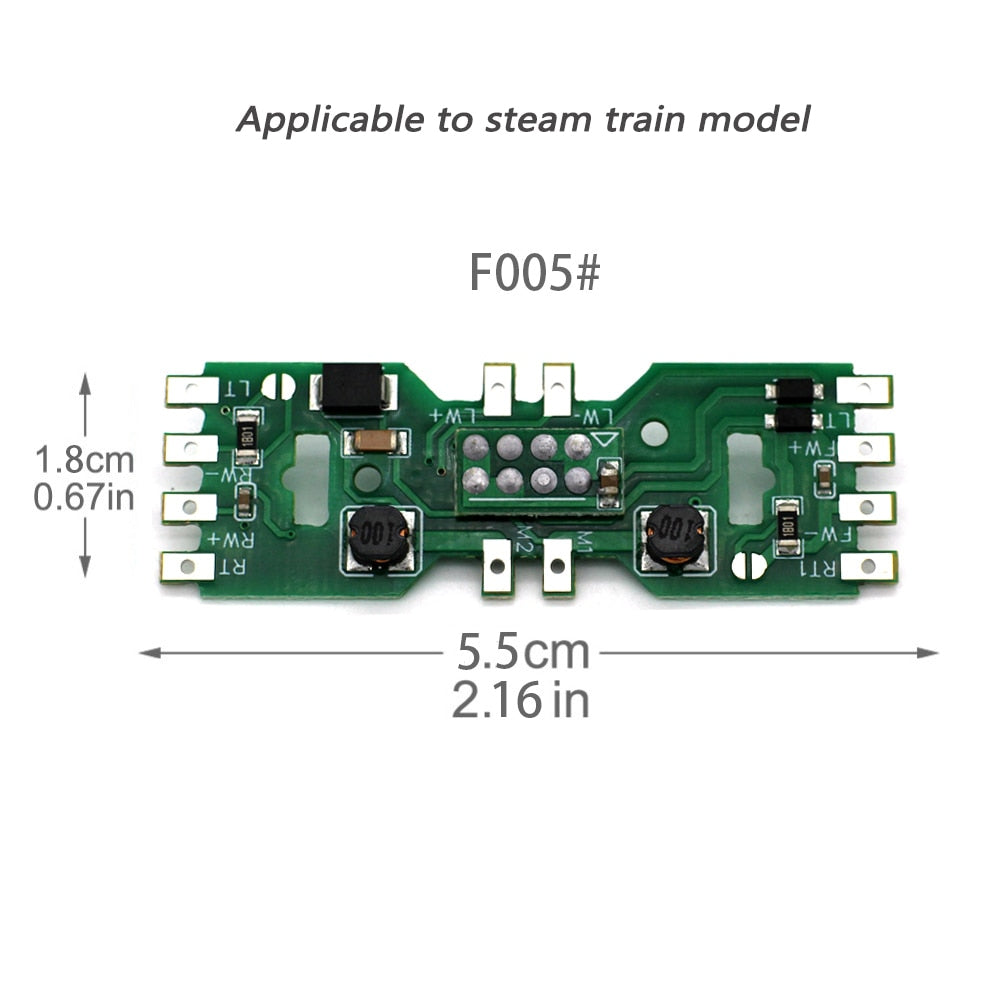 HO 1:87 Circuit Board Ordinary Train/SteamTrain Power Led DC and AC Voltage Railway Modeling Accessories Diorama Kits