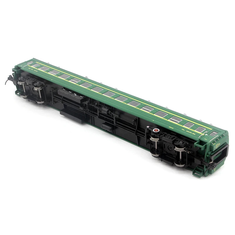 1/87 HO Scale YZ22 Passenger Car Model for China Railway Hard Seat (Green Train)  Finished product collection model