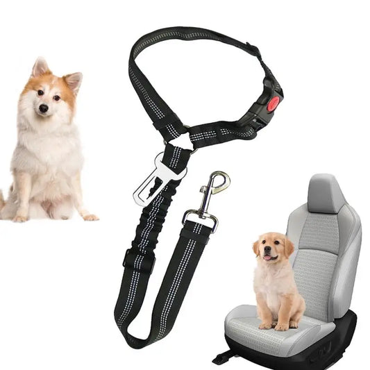 Dog Car Harnesses Safety Belt Strap For Dogs And Cats Portable Headrest Dog Car Harness Cat Safety Seat Belt Strap For Small