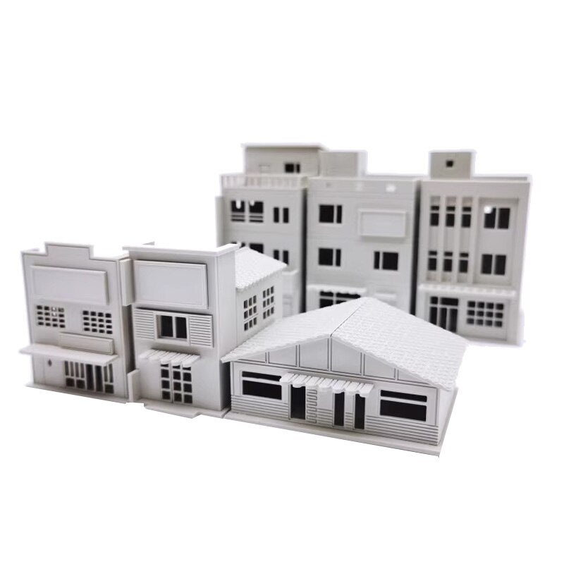 64 87 150 N Scale Japanese Architectural Model Sand Table Plastic Assembly Model for The Nagoya Hut Scene  Resin Toys