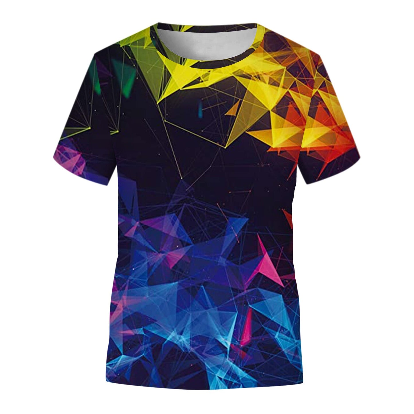 5-14Y Summer Teen T-shirt Kids Girls Boys 3D Print Children's Short Sleeve Blouse Tops Fashion T-Shirt Casual Clothes футболка