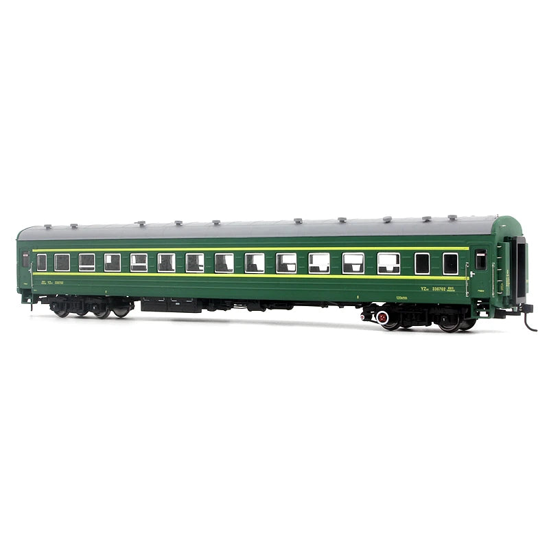 1/87 HO Scale YZ22 Passenger Car Model for China Railway Hard Seat (Green Train)  Finished product collection model