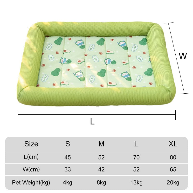 New S-XL Cooling Pet Sleeping Mat For Dogs and Cats