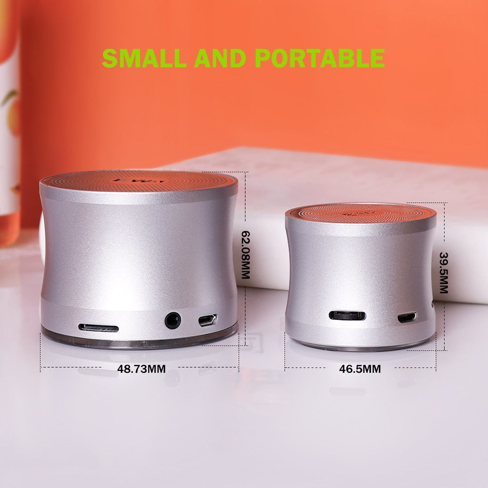 EWA A109Mini Wireless Bluetooth Speaker Big Sound & Bass for Phone/Laptop/Pad Support MicroSD Card Portable Loud Speakers  5.0