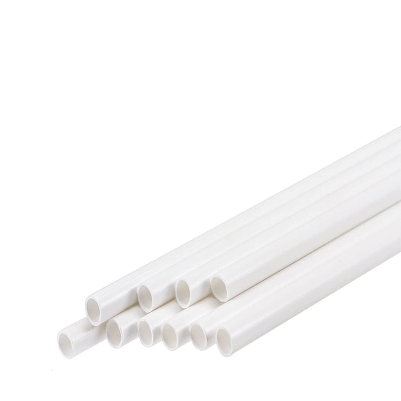 Various Sizes White ABS Round Plastic Pipe