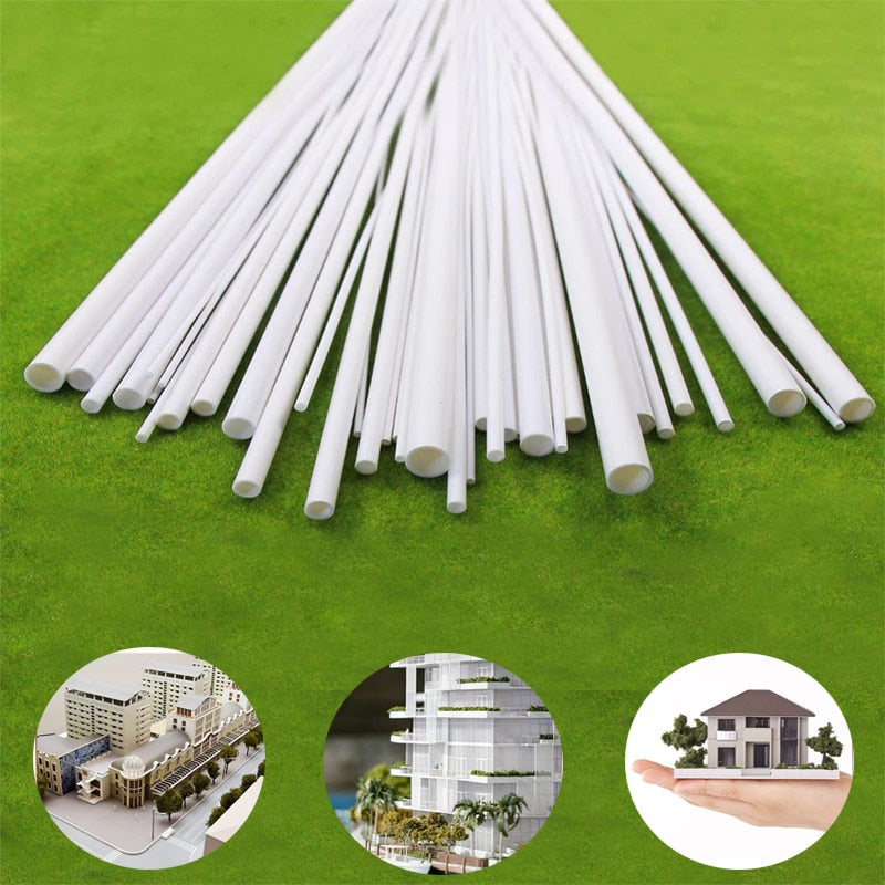 Various Sizes White ABS Round Plastic Pipe