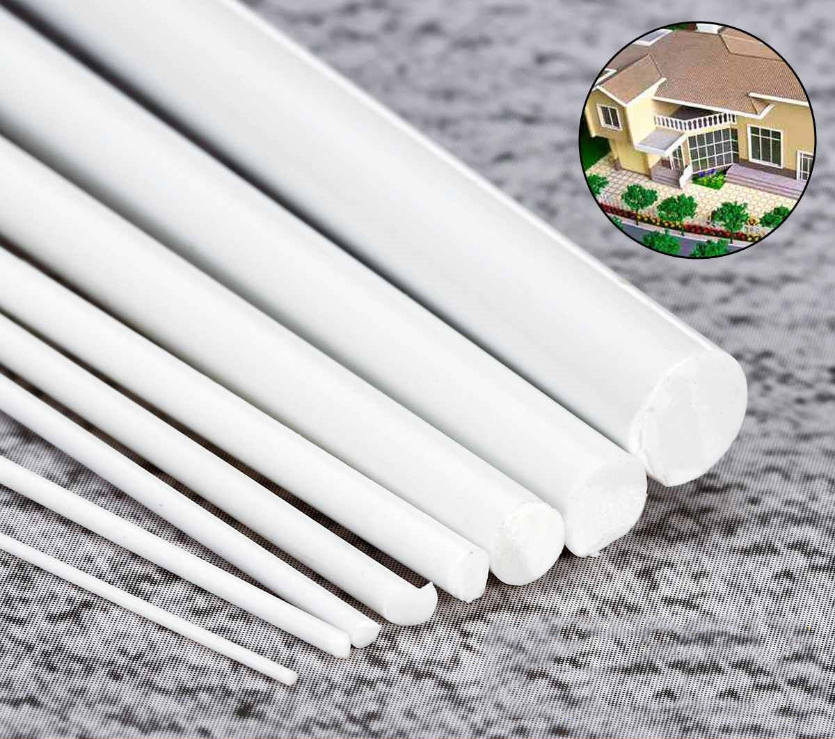 Various sizes ABS plastic round/ square solid rod