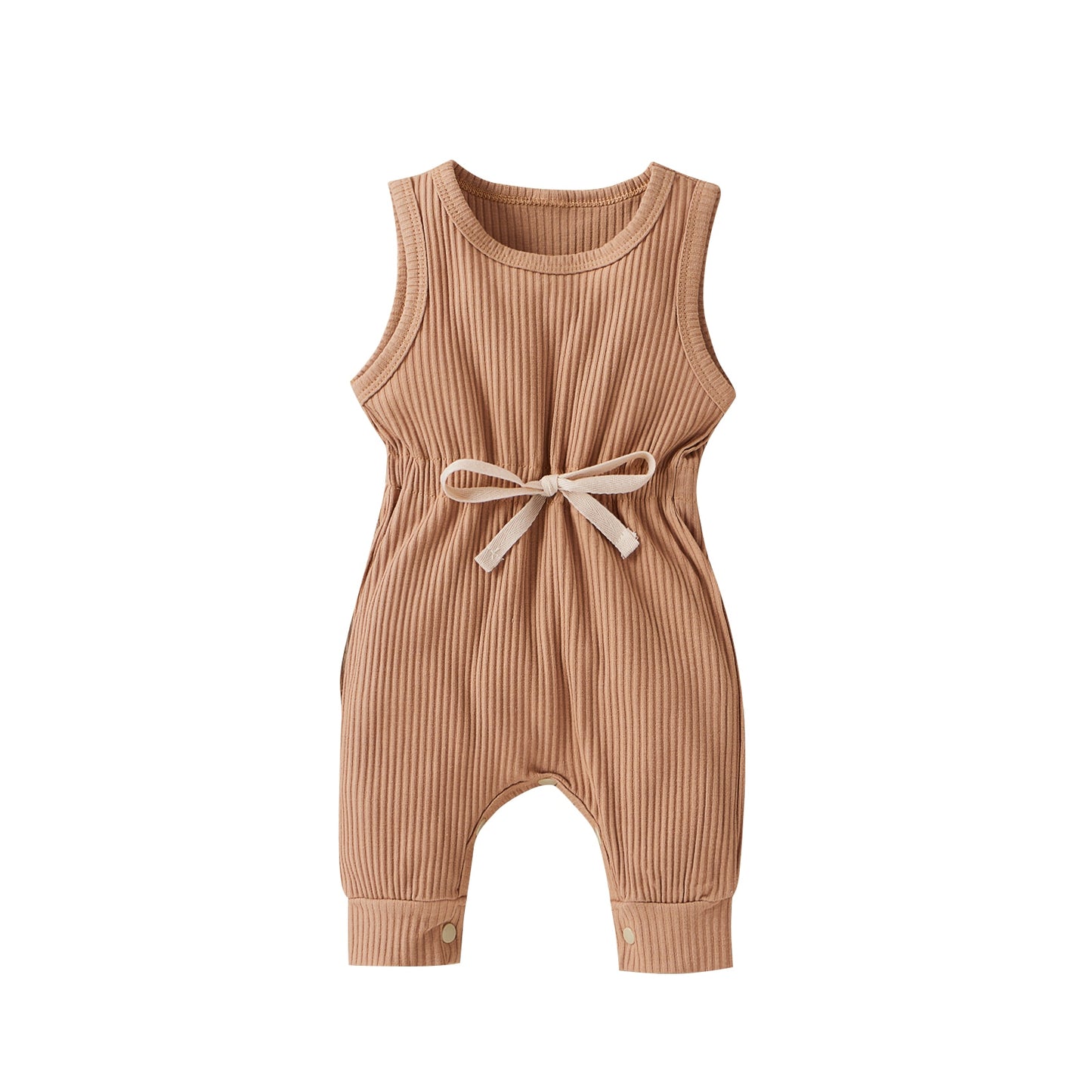 3M -18M Sleeveless Cotton Jumpsuit