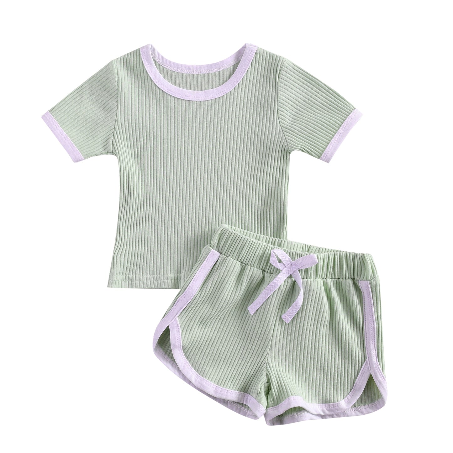 6M -3T Girl 2Pcs Short Set