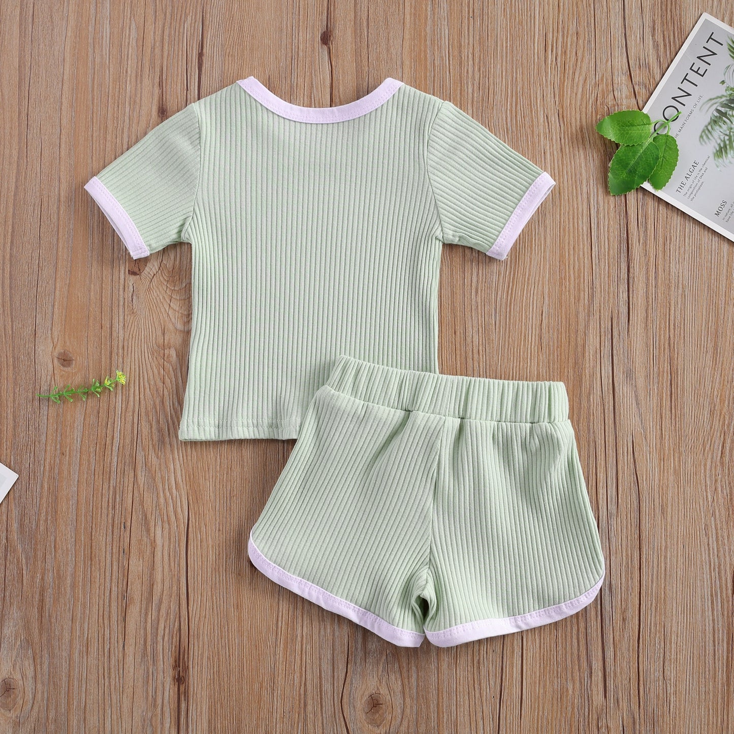 6M -3T Girl 2Pcs Short Set