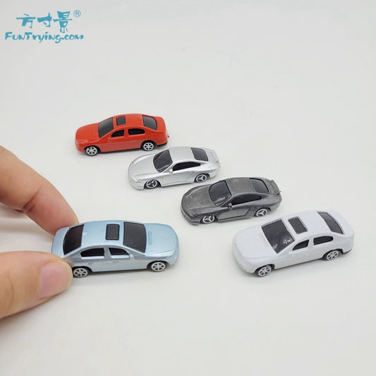 5Pcs Model Car Miniature Architecture Vehicle Railway Train Layout Landscape HO/TT/N scale Toy GIfts 1:75 1:87 1:100 1:150 1:200