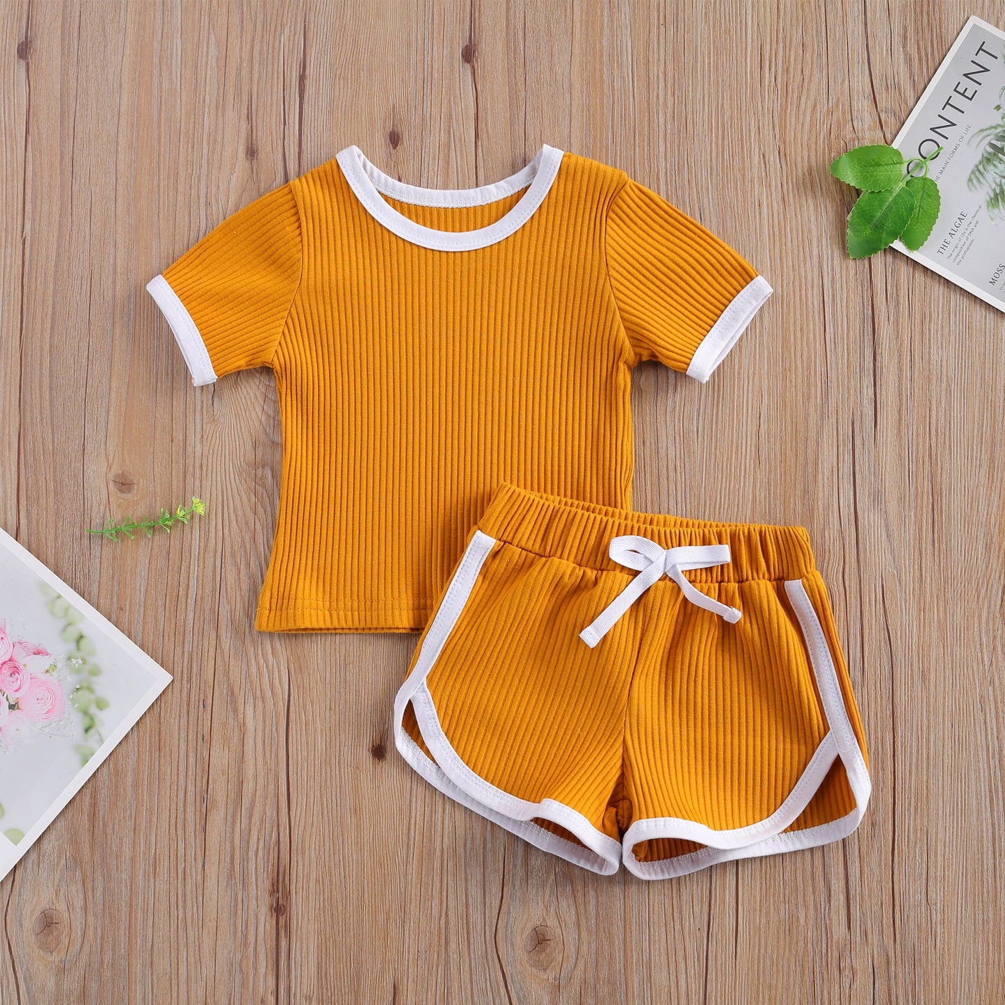 6M -3T Girl 2Pcs Short Set