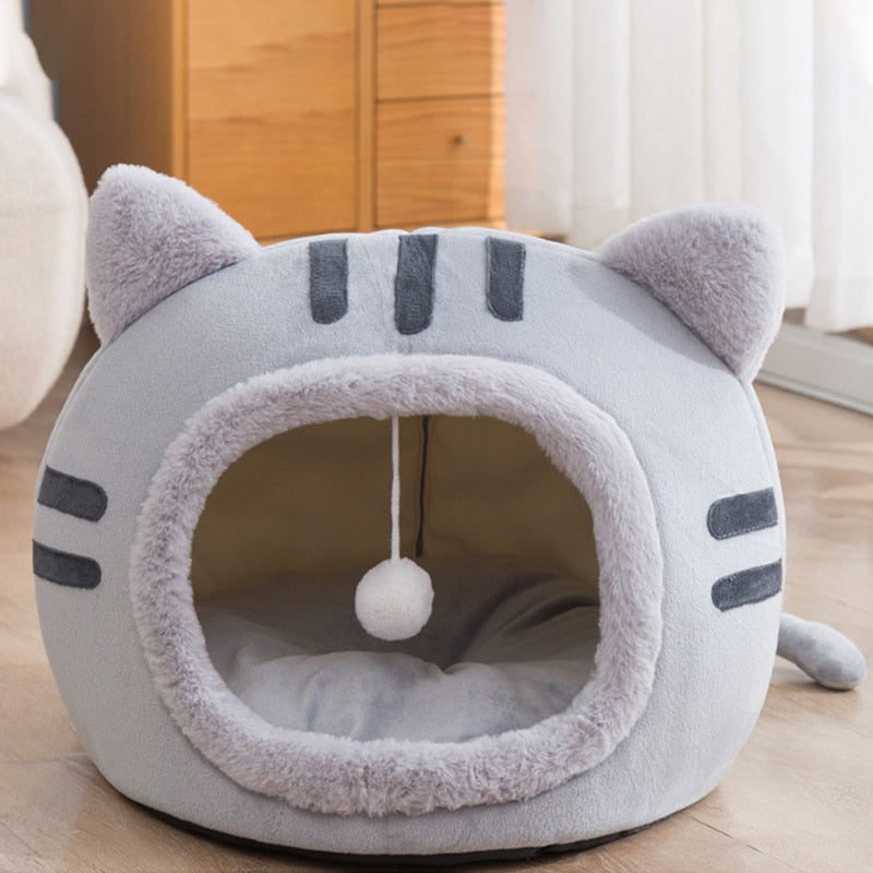 Cute Sleep Comfort Cat Cave Bed