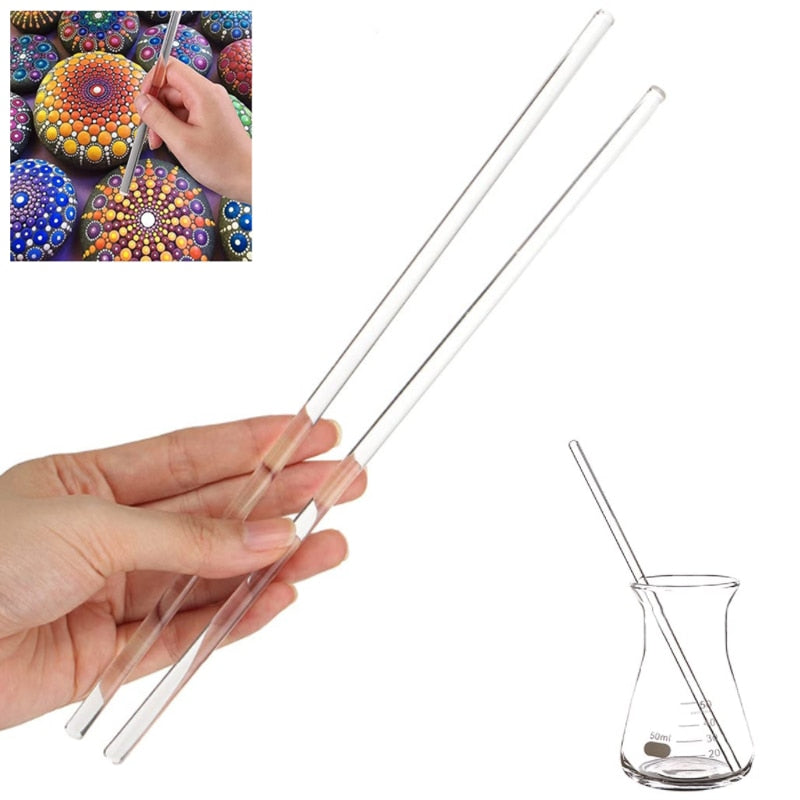 Various sizes clear acrylic rods - round