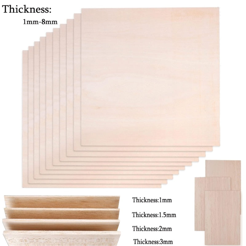 Various sizes balsa lightweight craft board