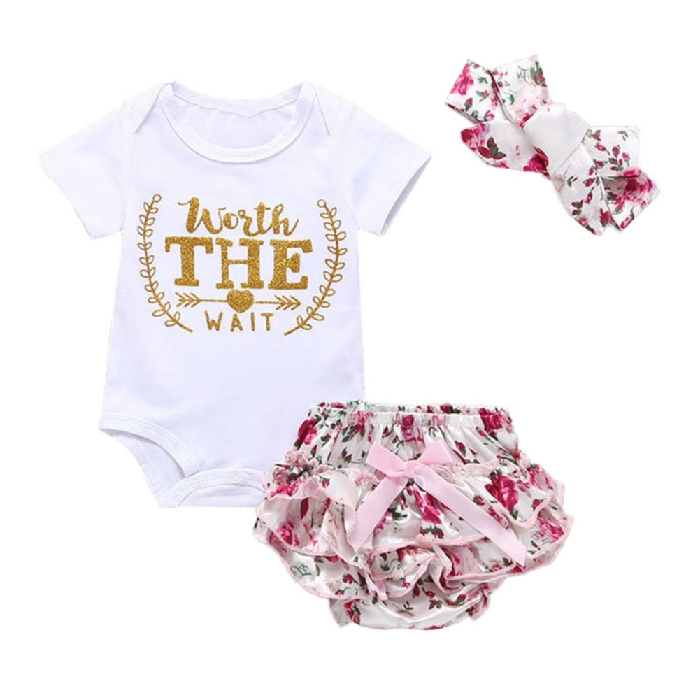 OM -18M Girls 2pc Bodysuit+Pants Set