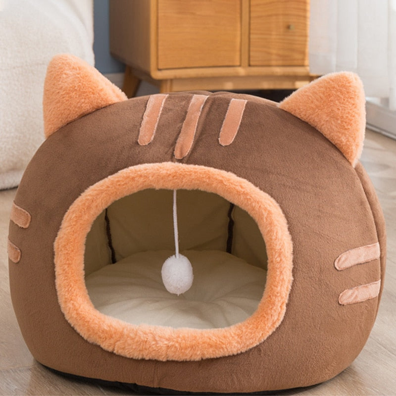 Cute Sleep Comfort Cat Cave Bed