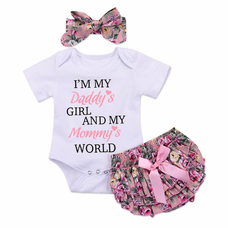 OM -18M Girls 2pc Bodysuit+Pants Set