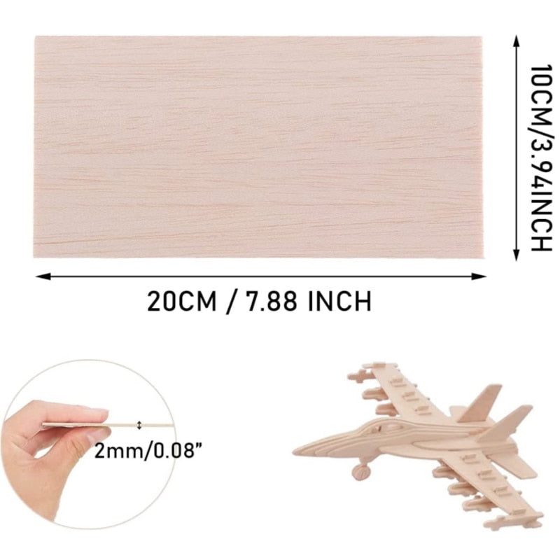 Various sizes balsa lightweight craft board