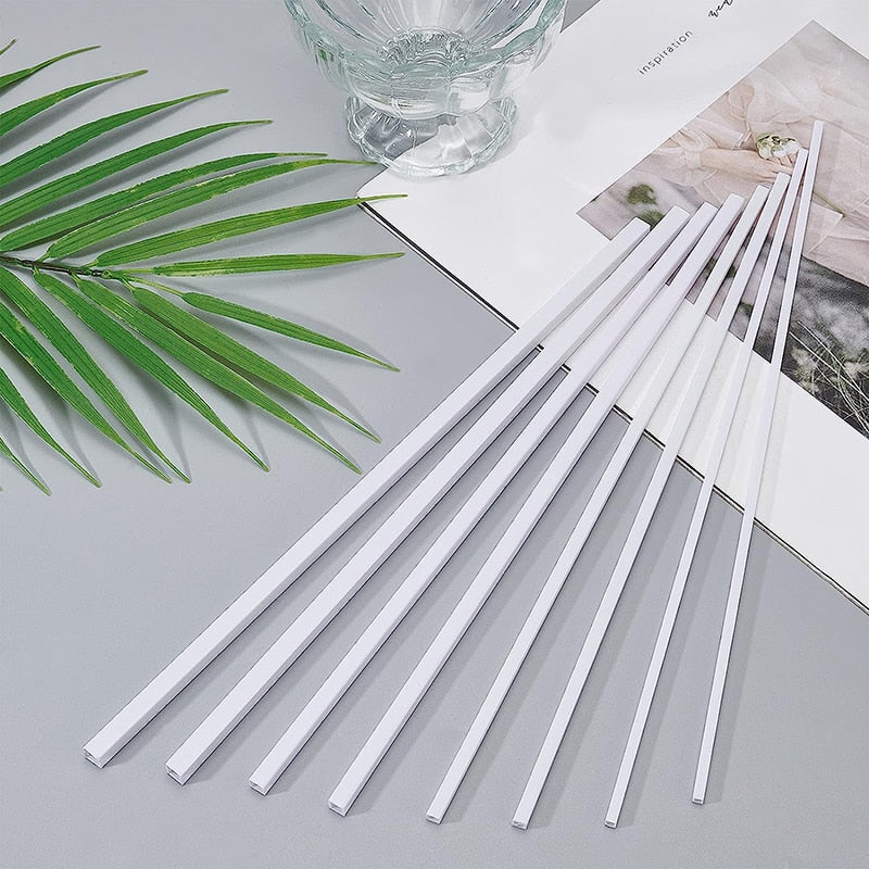 Various Sizes ABS Plastic Hollow Square Rods Styrene Rod