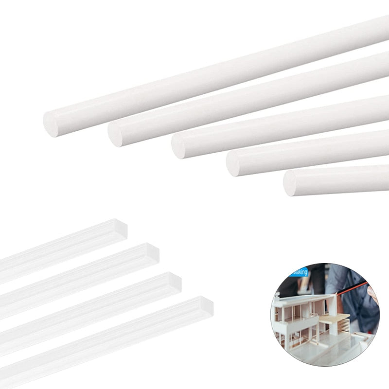 Various sizes ABS plastic round/ square solid rod